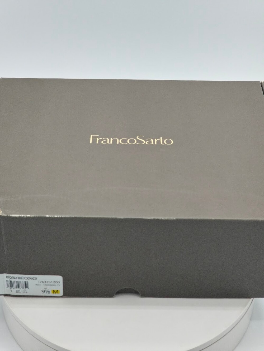 Franco Sarto Informa Women’s Cognac Brown Ankle Boots Block Heel Size 9.5 M NEW - Picture 9 of 10